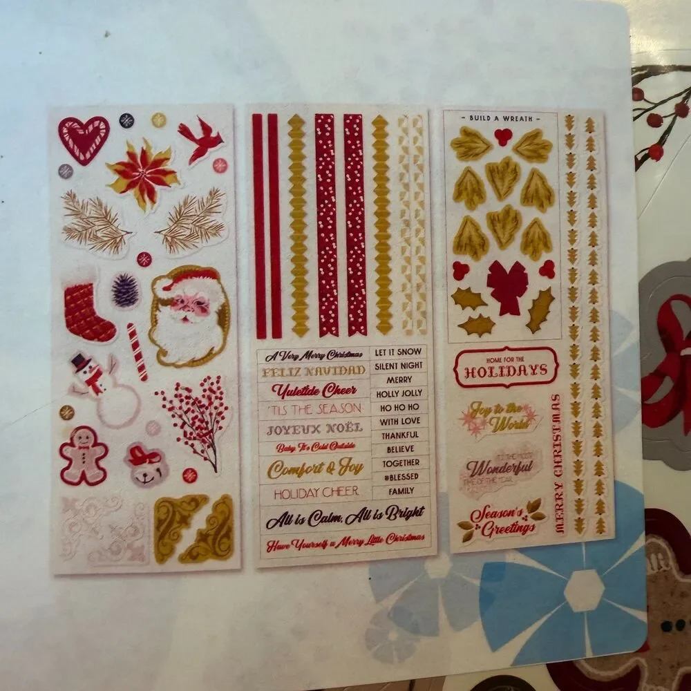 Creative Memories NEW Christmas Paper, Stickers & Embellishments Lot Holiday